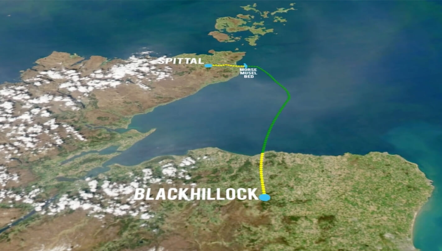 Nicol Directional Drilling - Projects - Caithness Moray HVDC - Route of the Caithness-Moray transmission project